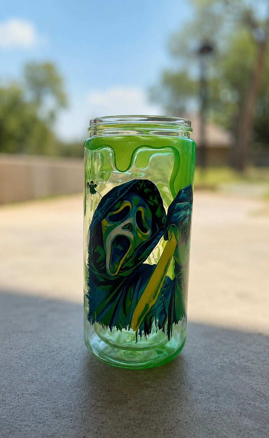 20 Oz Acrylic Drip Snow Globe Tumbler